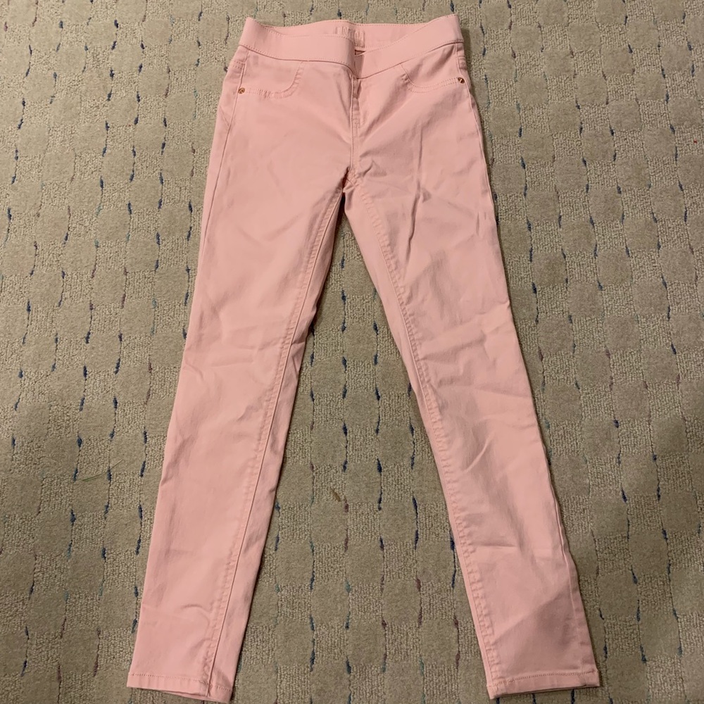 Justice light pink jeggings